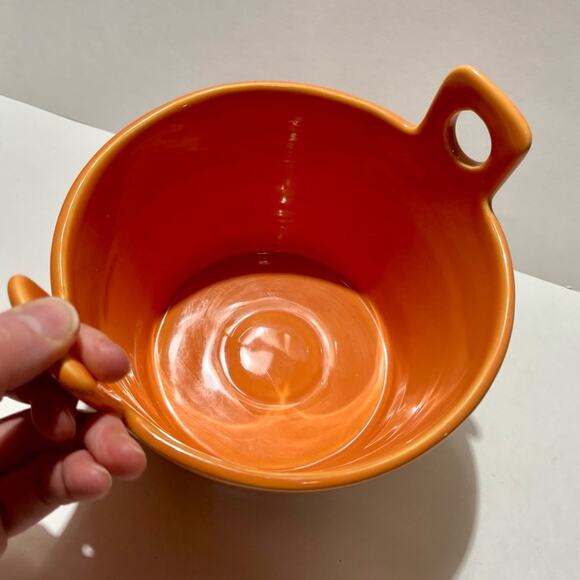 Loucarte ceramic orange bucket, made in Portugal - Picture 7 of 8